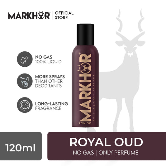 Markhor Royal OUD Body Spray (Non-Gas) 120ml